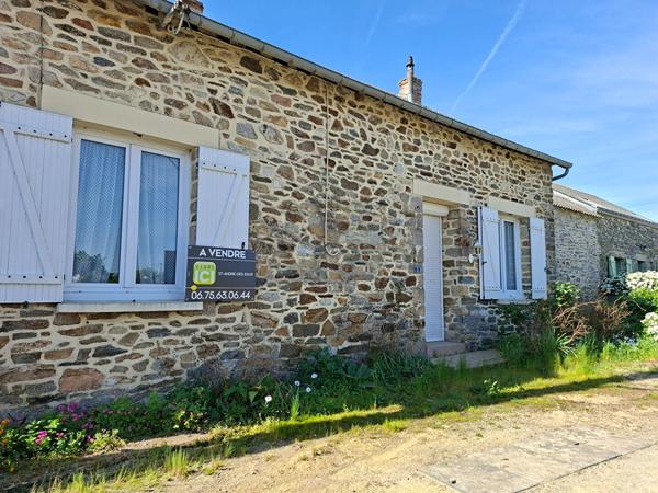 Maison en pierre + grange -Terrain env. 1 390m² -Beau potentiel - Saint-André-des-Eaux