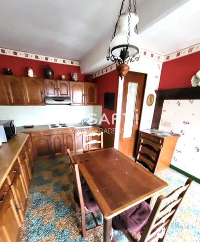 Ancien corps de ferme de plain pied à rénover