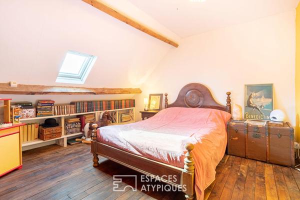 Corps de ferme rénové avec dépendances et gite entre terre et mer