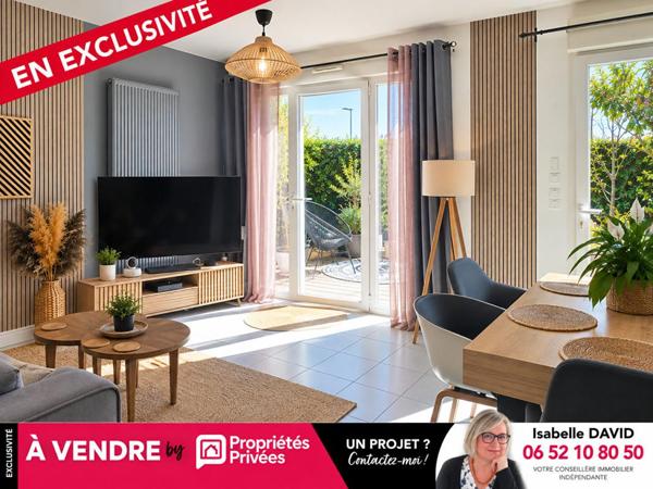 74150-Maison mitoyenne en lotissement , pas de vis à vis- Rumilly, 4 pièces, 77 m2
