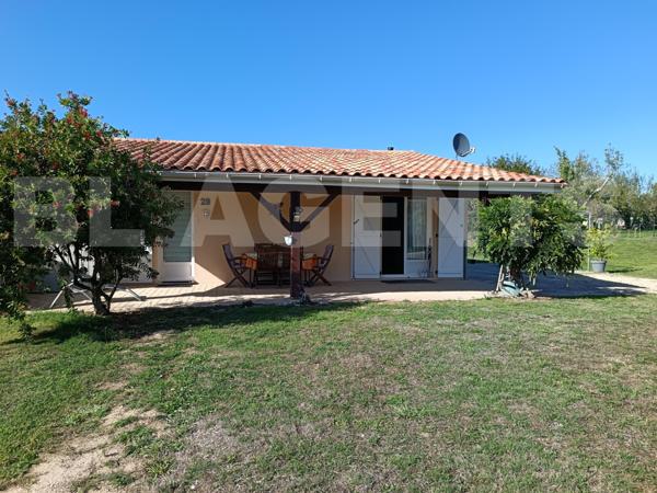 Maison de plain-pied à vendre à Brossac – Sud Charente  À deux pas du lac – Exposition plein sud