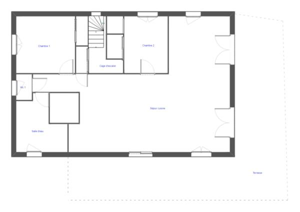 Maison de plain-pied à vendre à SERRIERES EN CHAUTAGNE (73) avec vue panoramique