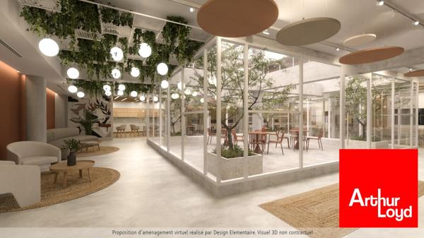 Bureaux à louer Montpellier surface divisible patio et ERP catégorie 4