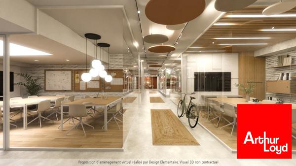 Bureaux à louer Montpellier surface divisible patio et ERP catégorie 4