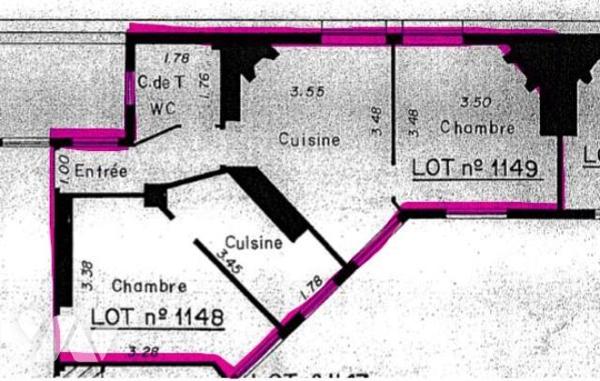 Vouillé - Appartement de 48 m² au calme absolu 