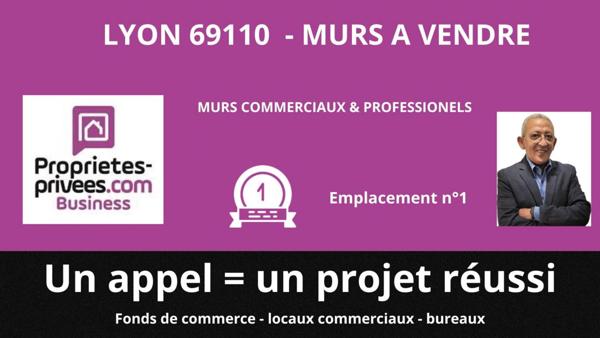 EXCLUSIVITE SAINTE FOY LES LYON - MURS COMMERCIAUX  85 m²