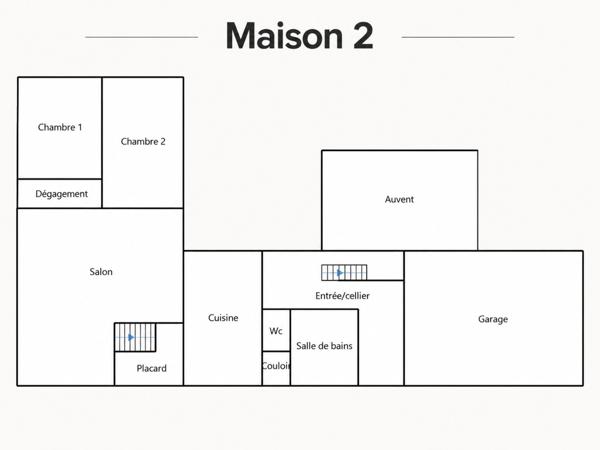 Ensemble immobilier avec 3 maisons sur 5 110 m² – Moragne 17430