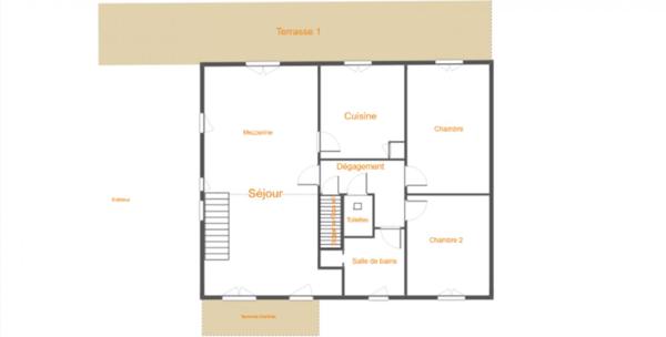 Maison Le Beausset 4P  de 91,34 m2 habitables, avec sous-sol, terrasse et jardin