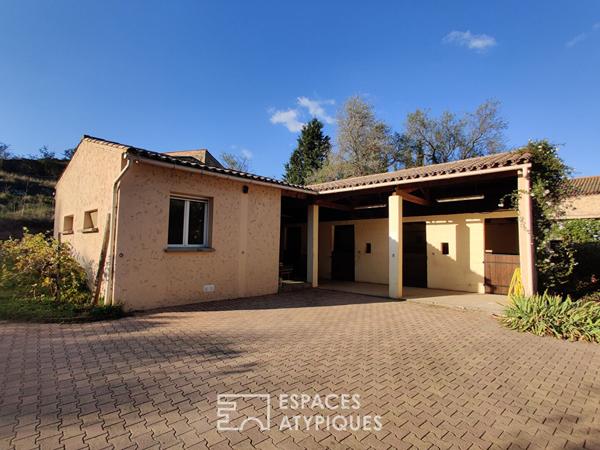 Grande propriété atypique avec 7,7 ha et vues sur l’Alaric – Capendu