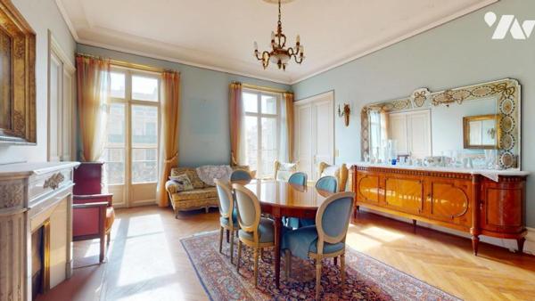 Carré d’Or / Bas Gambetta – Appartement de prestige de 205 m² au sein d’un Palais niçois.