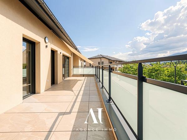 Appartement duplex T5, Suite parentale, Terrasse, Parking, Cave, année de construction 2021 - Crozet, 01170