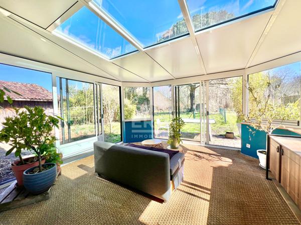 Maison récente Le Barp grand terrain vue Foret