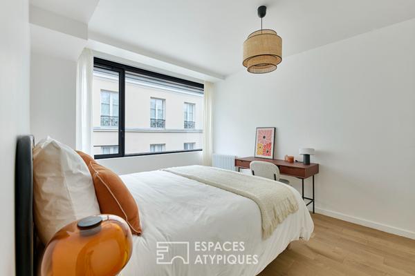 Appartement à l’esprit atelier proche de la Place des Vosges