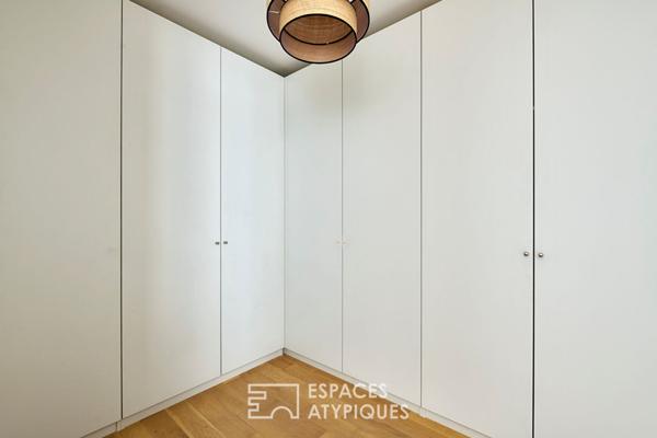 Appartement à l’esprit atelier proche de la Place des Vosges