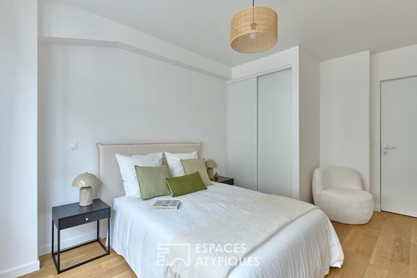 Appartement à l’esprit atelier proche de la Place des Vosges