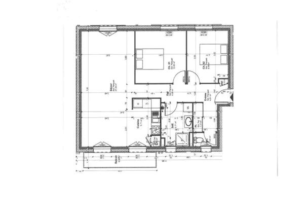 Location Appartement 3 pièces 72 m2 à Anet