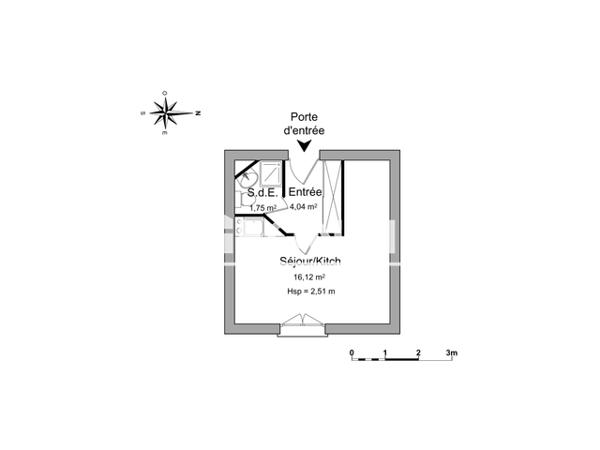 Location Studio 21.91 m² - 5,7,9 BOULEVARD DU GRAND CERF Poitiers 86000