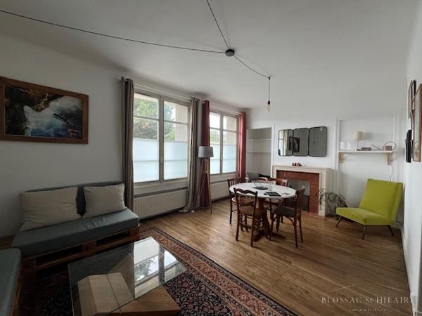 POITIERS proximité gare T3 meublé de 68.95 m² avec cave et jardinet