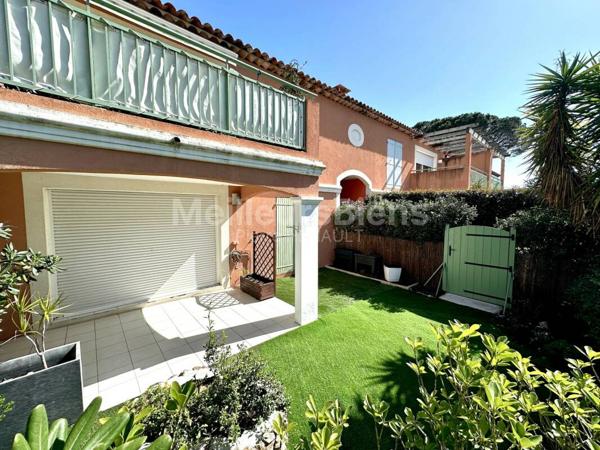 Appartement de 44m2 en rez de jardin dans résidence avec piscine