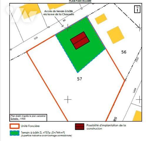 Terrain à bâtir sur la commune de Canny sur matz (60310)