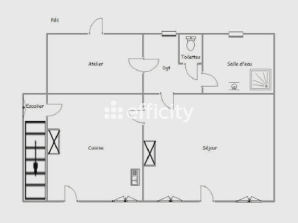 Maison 5 pièces - 116 m² Exclusivité efficity