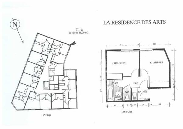 Appartement · Location Montpellier (34000) 2 pièces · 31m²
