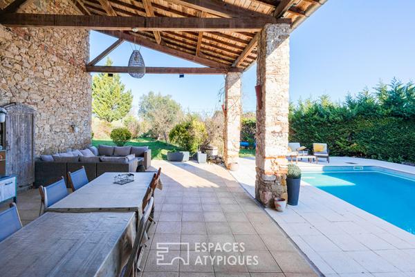 Propriété rurale avec piscine et pigeonnier