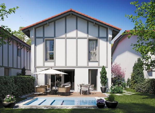 Villa contemporaine évolutive avec piscine - Résidence intimiste Anglet