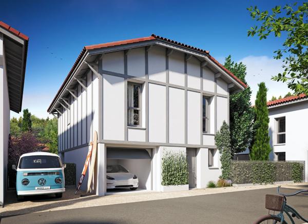 Villa contemporaine évolutive avec piscine - Résidence intimiste Anglet