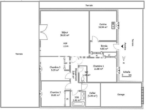 Location Maison 4 pièces 90.36 m² - 10 RUE DU LAC DE MONTBEL Carcassonne 11000