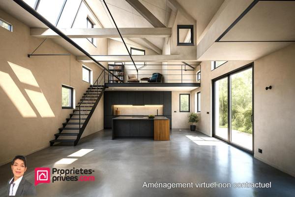 THIZY-LES-BOURGS (69240) Ancien atelier à réhabiliter 100 m²  avec garage et jardin 400 m²