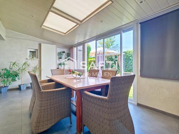 Maison semi individuelle 3chs jardin garage + parking