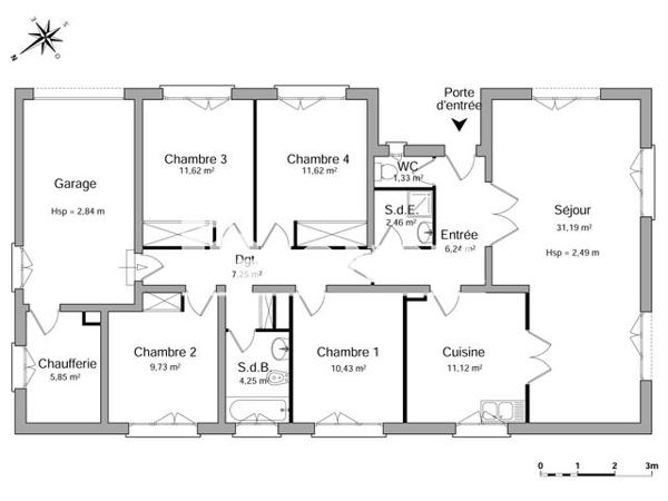 Location Maison 6 pièces 113.1 m² - 76, IMPASSE DES CLAISETS Segny 01170