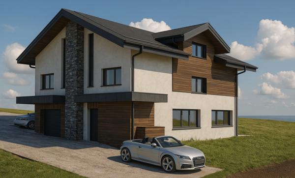 VEIGY (74) – Villa T5 Bas-Carbone – Jardin 400m² – Aux portes de Genève