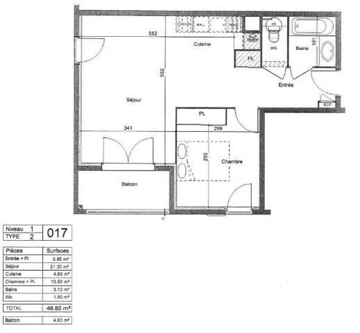 Immobilier Sainte-Foy-lès-Lyon (69110) – Appartement 47m2 – 197 000 €