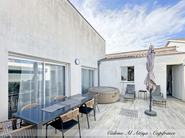Maison à vendre à LA ROCHELLE, 4 pièces, 107m2 avec cour, dépendance et cave