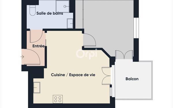 Appartement à vendre    2 pièces • 38,50 m2 Pégomas