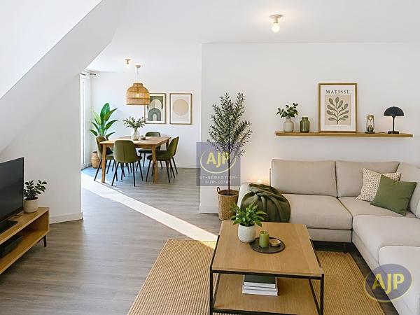 Appartement à vendre Saint Sebastien Sur Loire - 2 pièces, 50m² avec 1 chambre(s) à 198 000€ - AJP Immobilier Saint-Sébastien-sur-Loire