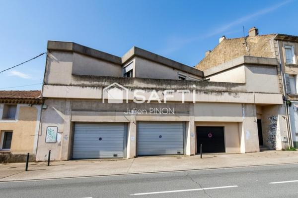 Immeuble commercial: Appartement 110 m² + local 120 m²