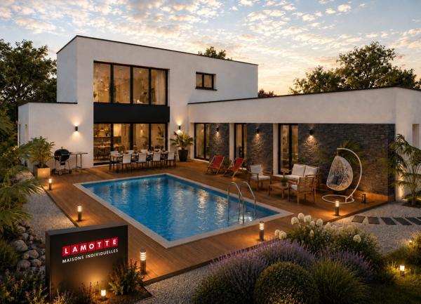Terrain + Maison à vendre 6 pièces - 218 m²