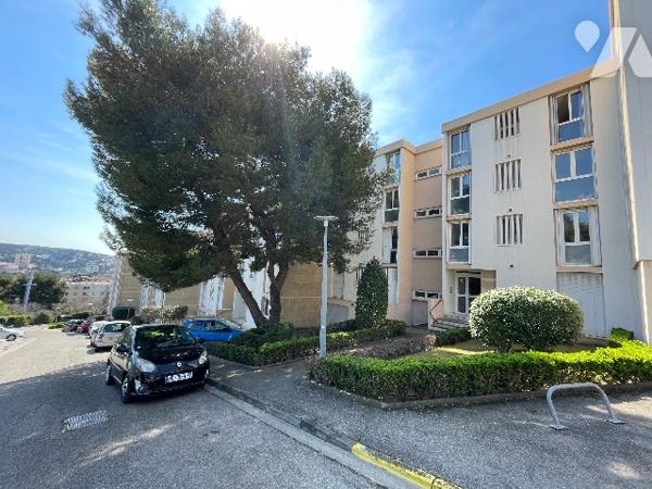 T3 VERDURON 13015 bd Henry Barnier, résidence fermée vue mer, surf 68m², balcon, parking .