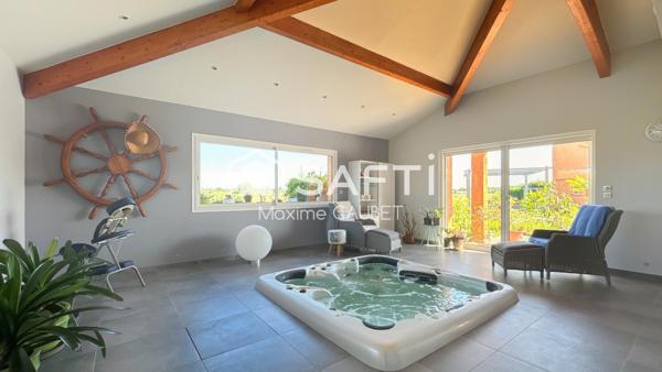 Maison provençale avec piscine, spa et dépendance