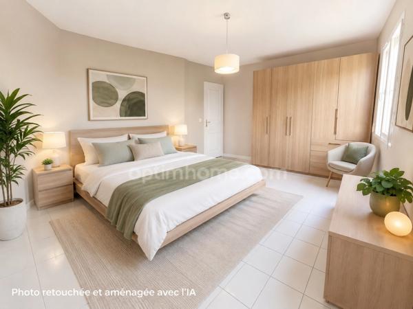 Maison de plain-pied 155 m² avec garage de 92m2, piscine et terrain arboré à MONTAGNAC (34)
