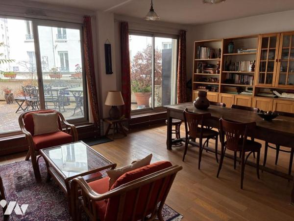 Grand 2 pièces avec terrasse de 30 m²