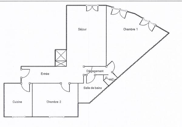Place Jean Macé / Gare SNCF/EMLYON Grand T3 climatisé sans travaux