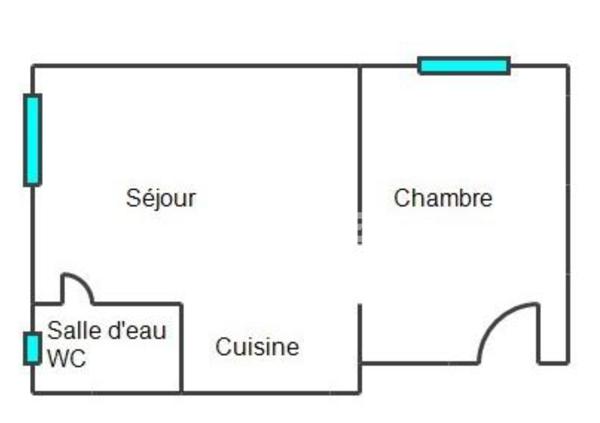 2 pièces Belleville