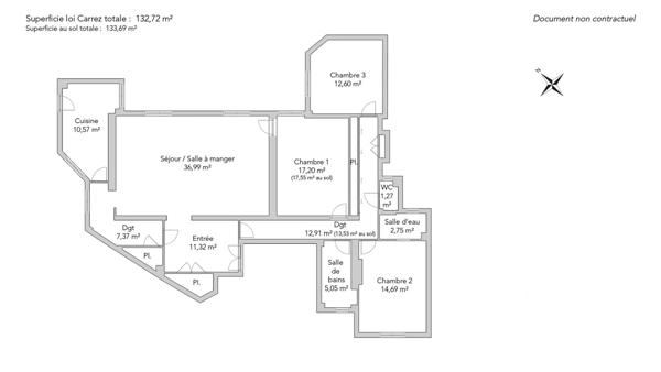 Appartement Paris 17e - WAGRAM