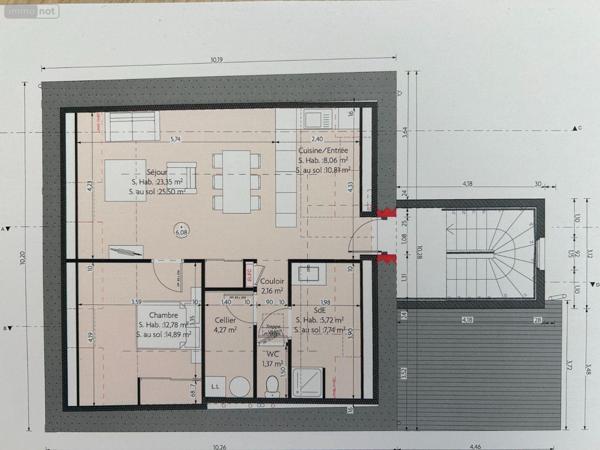 Maison à vendre à Rosporden dans le Finistère (29140), ref : 2491
