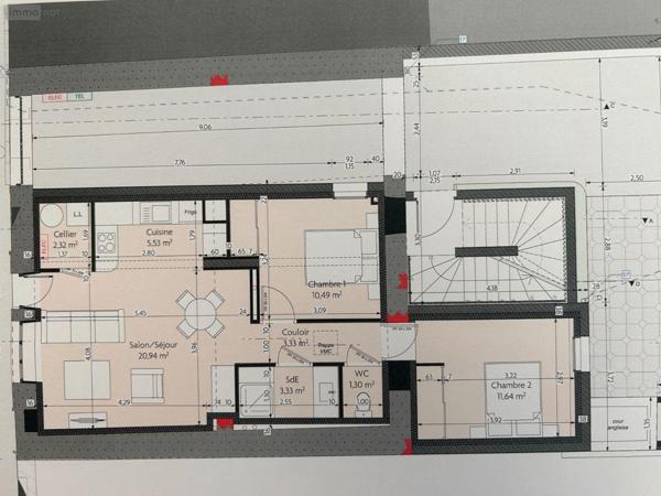 Maison à vendre à Rosporden dans le Finistère (29140), ref : 2491