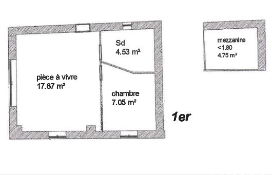 Appartement à vendre 2 pièces 30 m² Vals-les-Bains